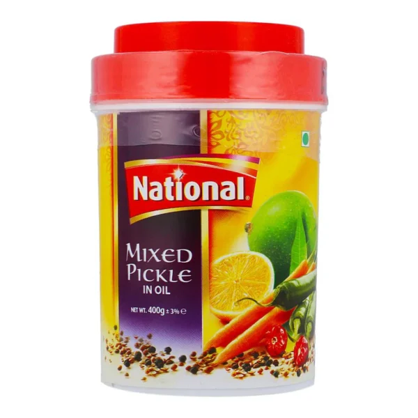 National Mixed Pickle Jar 370gm