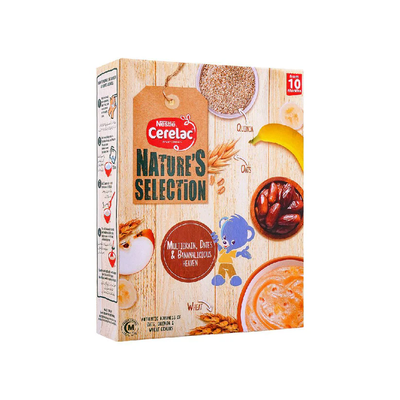 Nestle Cerelac Multigrain Dates & Banana 12 Months 350GM