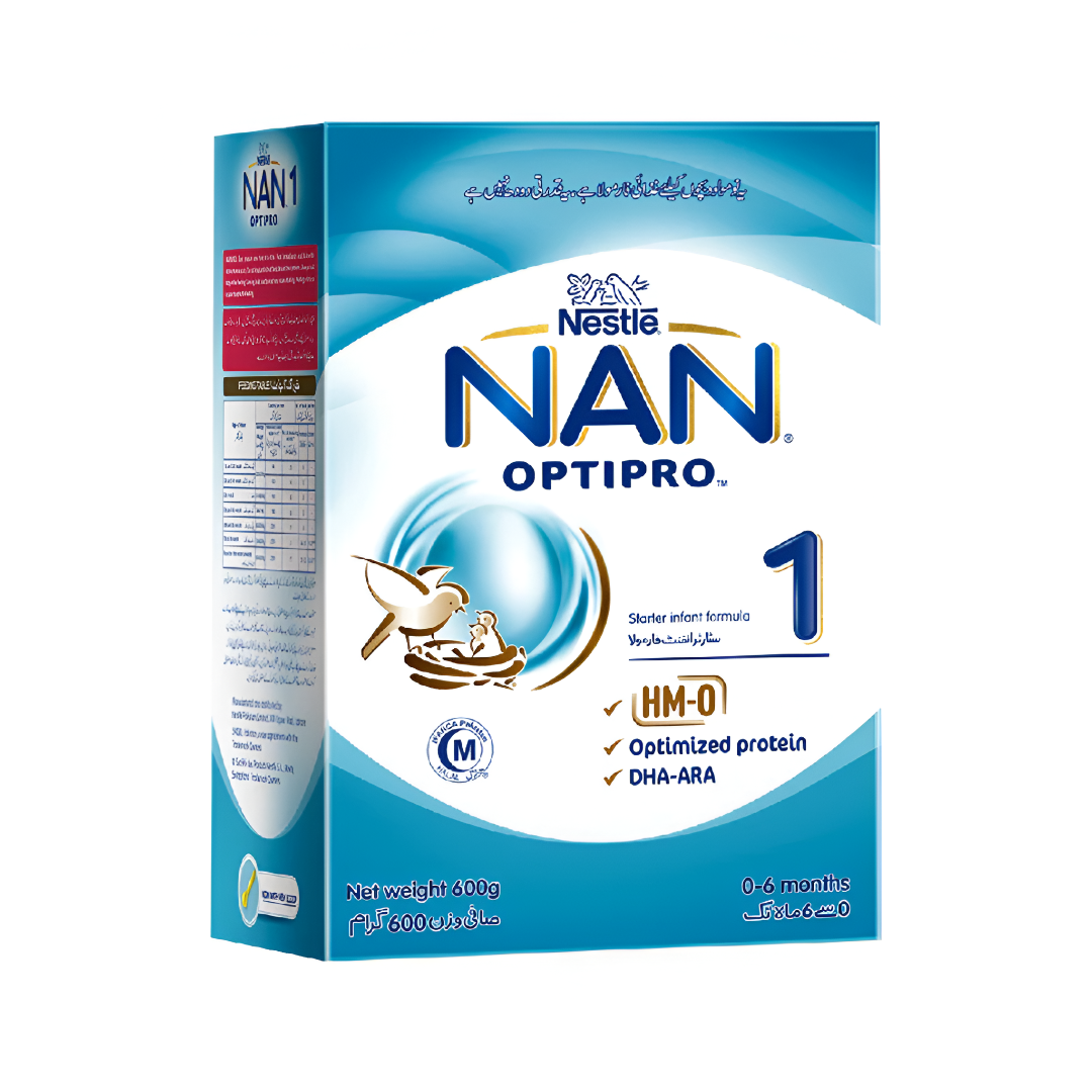 NESTLE MILK POWDER NAN 1 OPTIPRO 600 GM