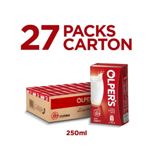 Olpers Full Cream Milk 250 ML - CARTON